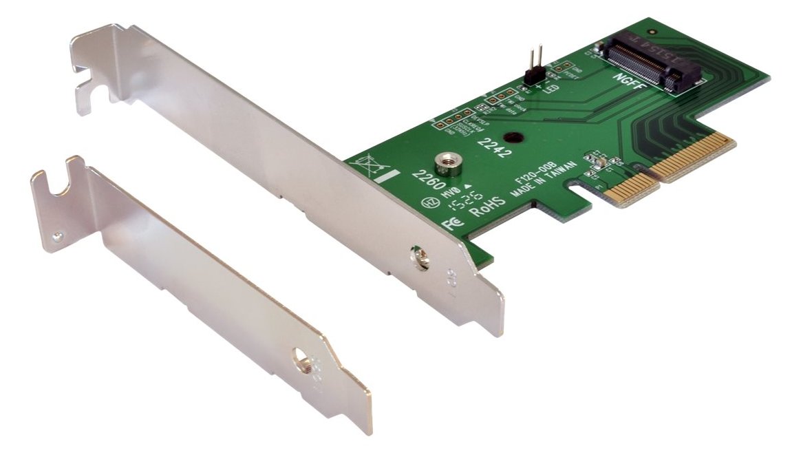 Exsys EX-3650 - Schnittstellenadapter - M.2 - M.2 NVMe Card