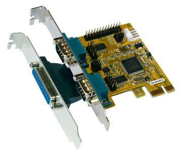 Exsys EX-44140-2 - Adapter Parallel/Seriell - PCIe von LumaTech