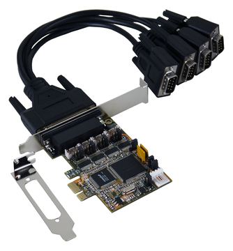 Exsys EX-44384 - Serieller Adapter - PCIe Low-Profile von LumaTech