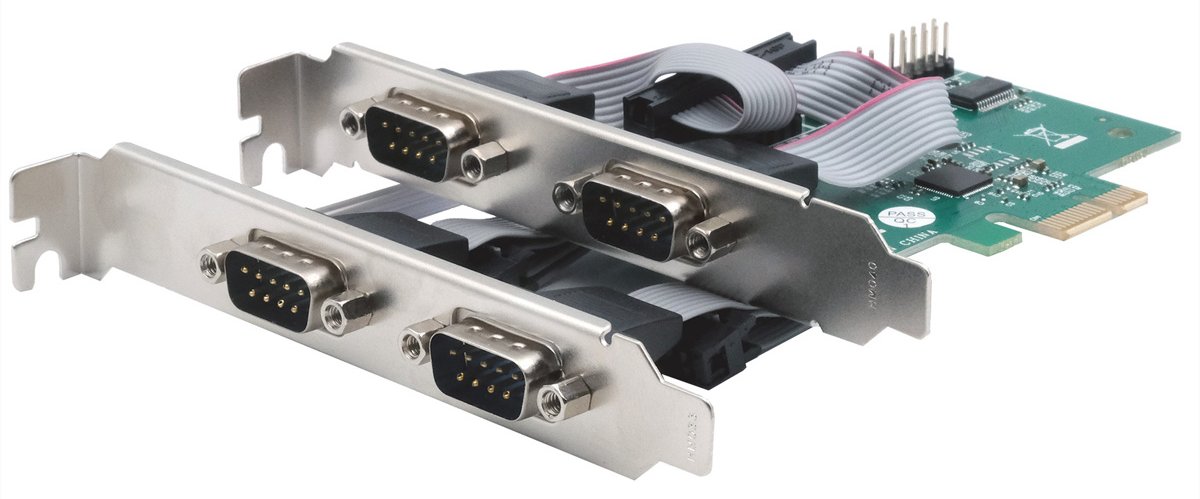 Exsys EX-46014 4S Seriell RS-232 PCIe Karte - PCI-Express