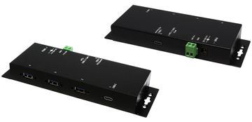 Exsys USB 3.1 HUB Metall-Gehäuse Gen1.15KVÜberspannungsschutz von LumaTech