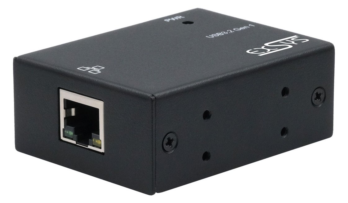 Exsys USB 3.2 Gen 1 B-Anschluss->Ethernet 1Gigabit inkl. DIN-Rail Kit - Kabel-/Adapterset - Digital/Daten