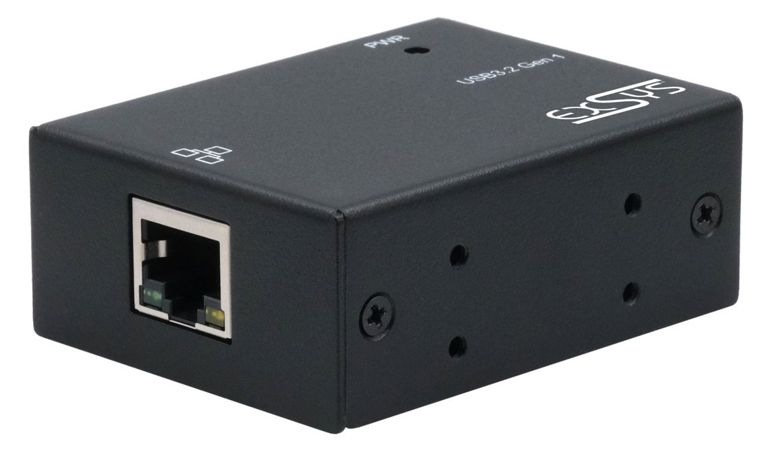 Exsys USB 3.2 Gen 1 C-Anschluss->Ethernet 1Gigabit inkl. DIN-Rail Kit - Kabel-/Adapterset - Digital/Daten