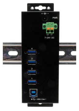 Exsys USB 3.2 Gen 1 Hub 4-Port extern managed inkl.Kabel - Kabel von LumaTech