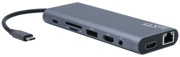 Exsys USB C Dockingstation 14in1 für Notebook und MacBook von LumaTech