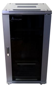 Extralink Rackmount-Schrank 22U 600x800 Schwarz stehend - 22U - 726 kg - Sperrschloss - Ablageschienen - Schwarz von LumaTech