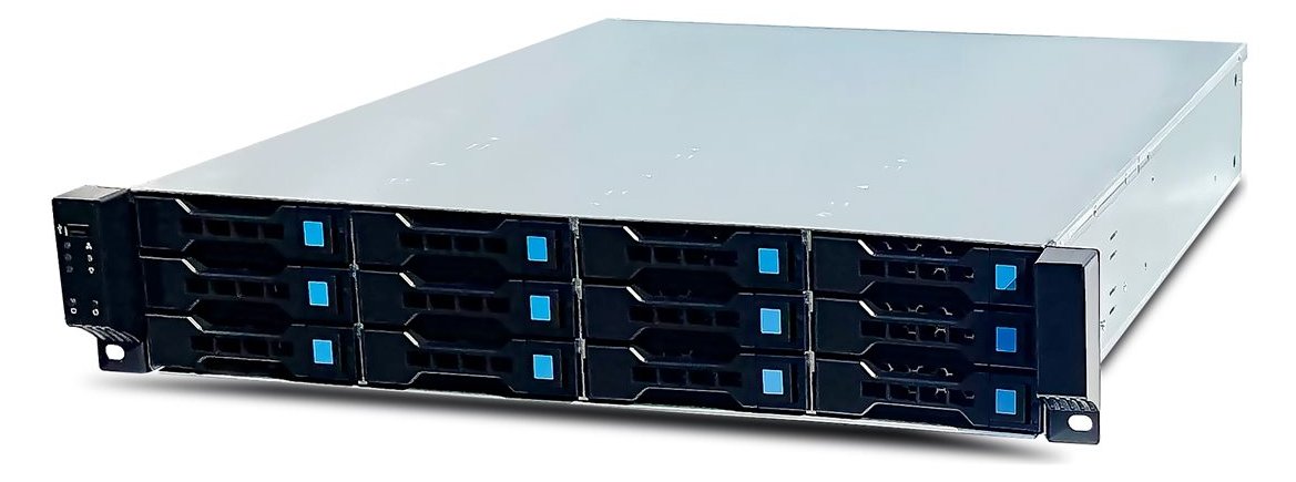 FANTEC SRC-2012X07-12G/6G - Rack-Montage 2U - SSI CEB