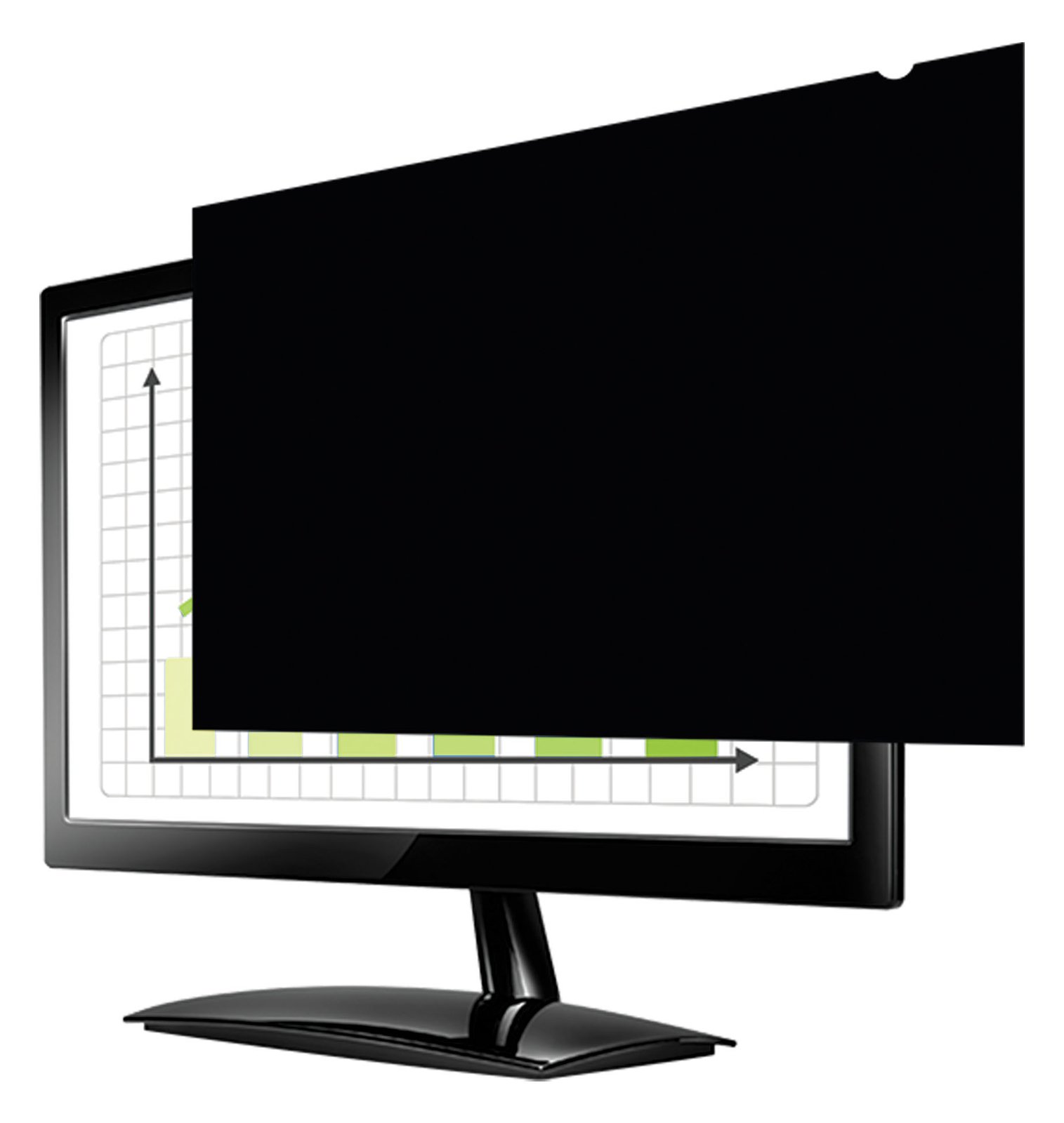 Fellowes PrivaScreen Blackout - Blickschutzfilter für Bildschirme - 61 cm Breitbild (Breitbild mit 24 Zoll)