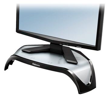 Fellowes Smart Suites Corner Monitor Riser - Aufstellung - für Monitor - Acrylnitril-Butadien-Styrol (ABS) von LumaTech