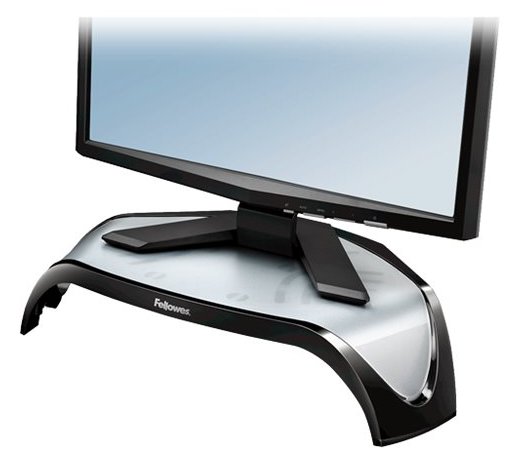 Fellowes Smart Suites Corner Monitor Riser - Aufstellung - für Monitor - Acrylnitril-Butadien-Styrol (ABS)