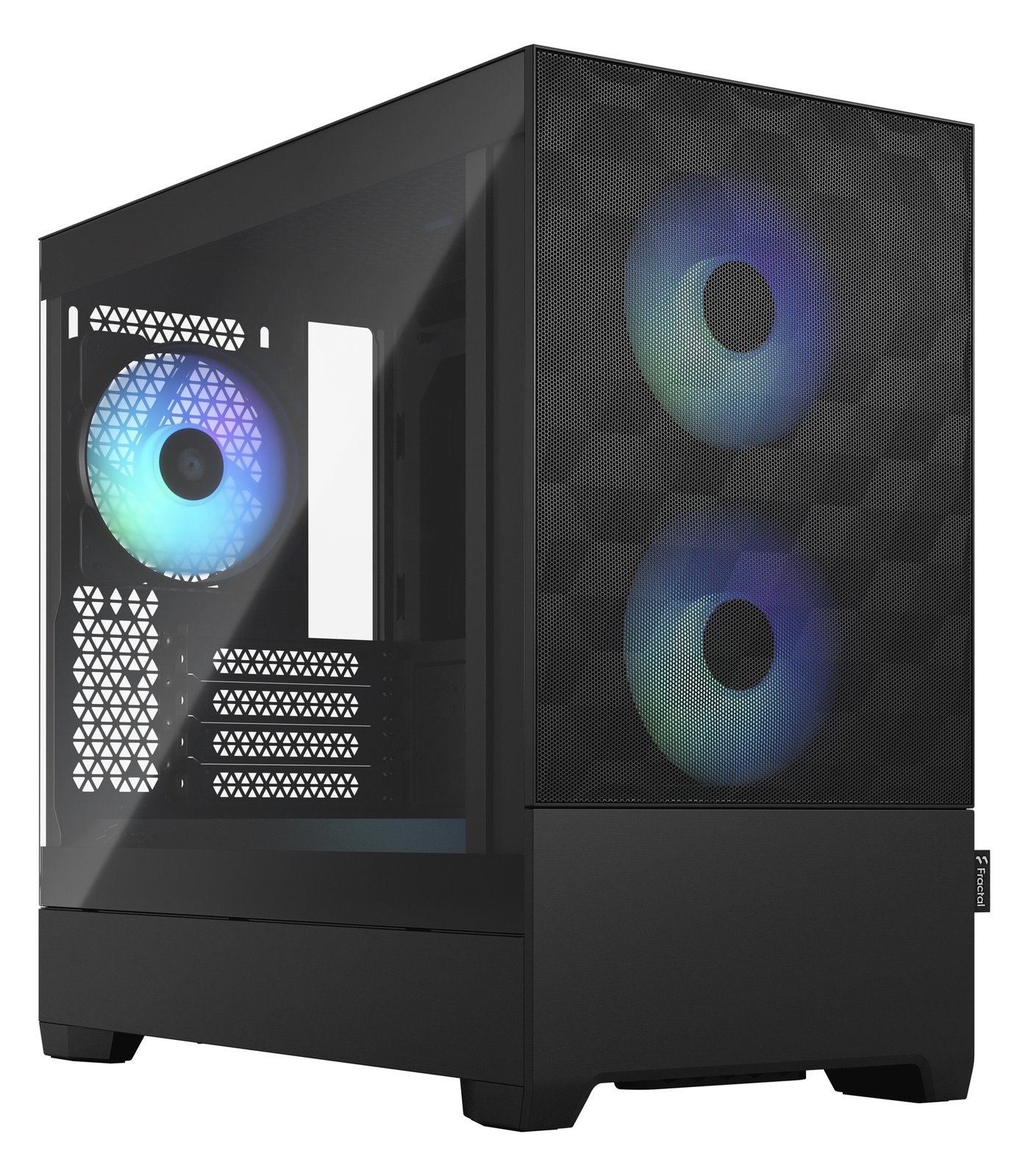 Fractal Design Pop Mini Air RGB - Tower - micro ATX - Seitenteil mit Fenster (gehärtetes Glas)