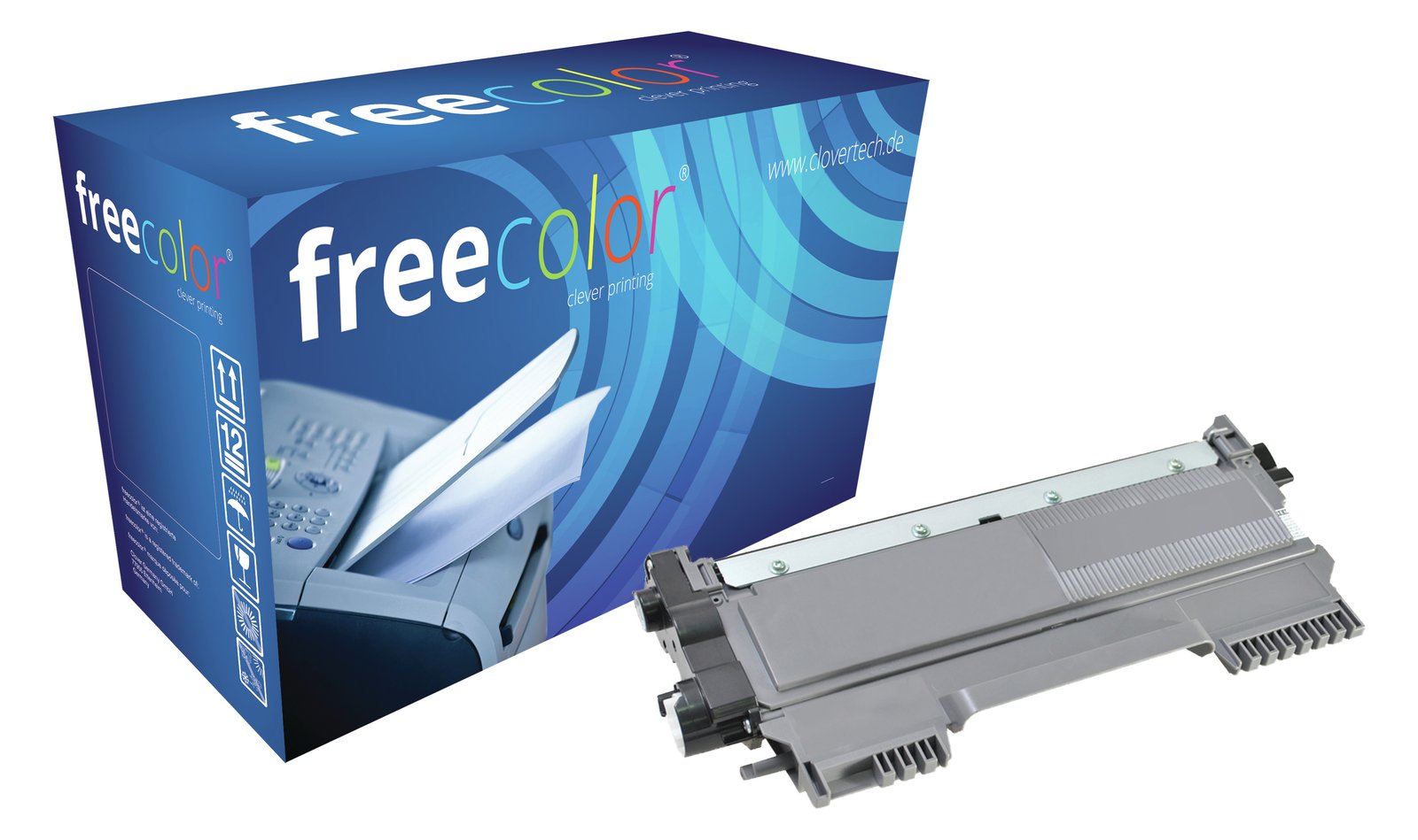 freecolor 90 g - Schwarz - kompatibel - Tonerpatrone (Alternative zu: Brother TN2220)
