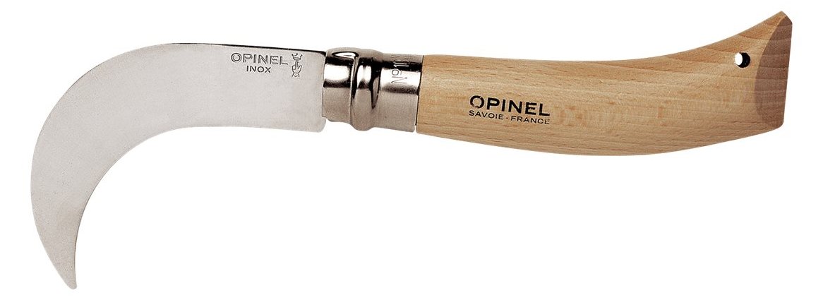 Opinel Garden N°10 - Hippe - Buchenholz - 10 cm