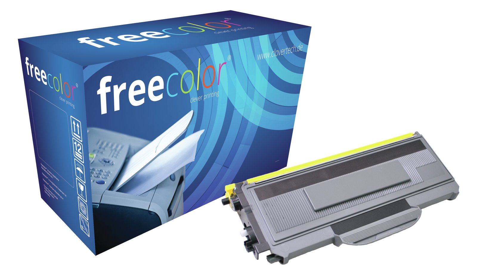 freecolor MAX - 190 g - Schwarz - kompatibel - Tonerpatrone (Alternative zu: Brother TN2120)