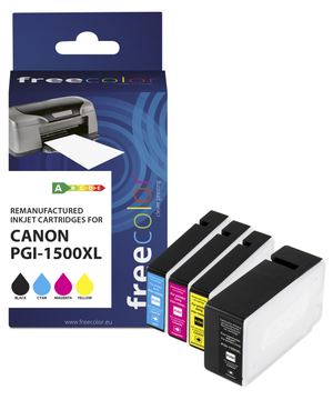 freecolor Patrone Canon PGI-1500XL Multipack BK/C/M/Y remanufactured - Wiederaufbereitet - Kompatibel von LumaTech