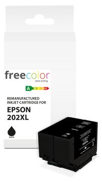 freecolor Patrone Epson 202XL black remanufactured - Wiederaufbereitet - Tintenpatrone von LumaTech