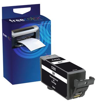 freecolor Schwarz - kompatibel - Tintenpatrone (Alternative zu: Canon PGI-525BK) von LumaTech