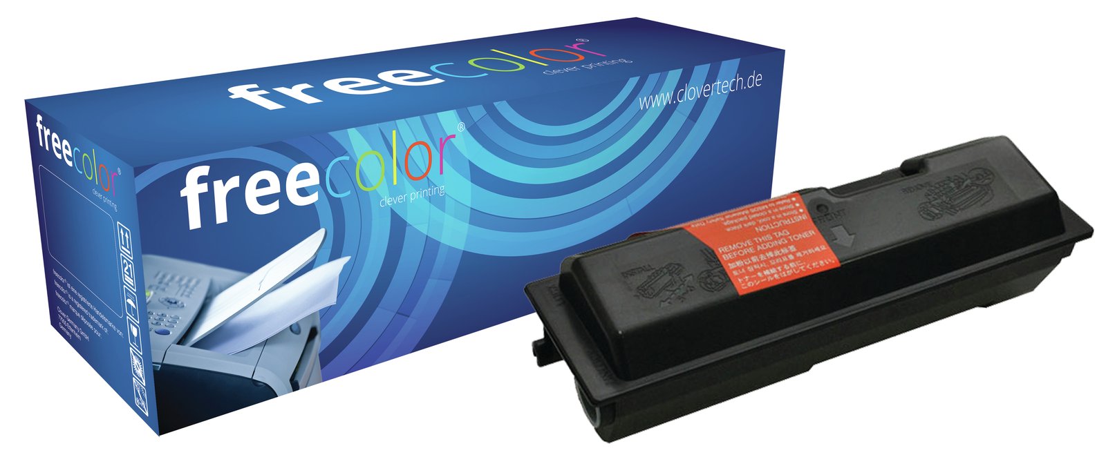 freecolor Schwarz - kompatibel - Tonerpatrone (Alternative zu: Kyocera TK-170)