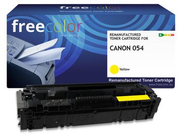 freecolor Toner Canon 054 3021C002 yellow remanufactured - Wiederaufbereitet - Kompatibel von LumaTech