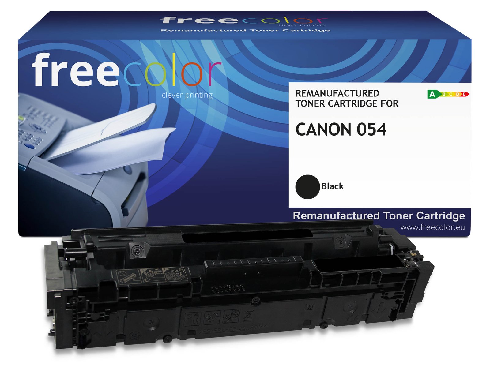 freecolor Toner Canon 054 3024C002 black - Wiederaufbereitet - Kompatibel