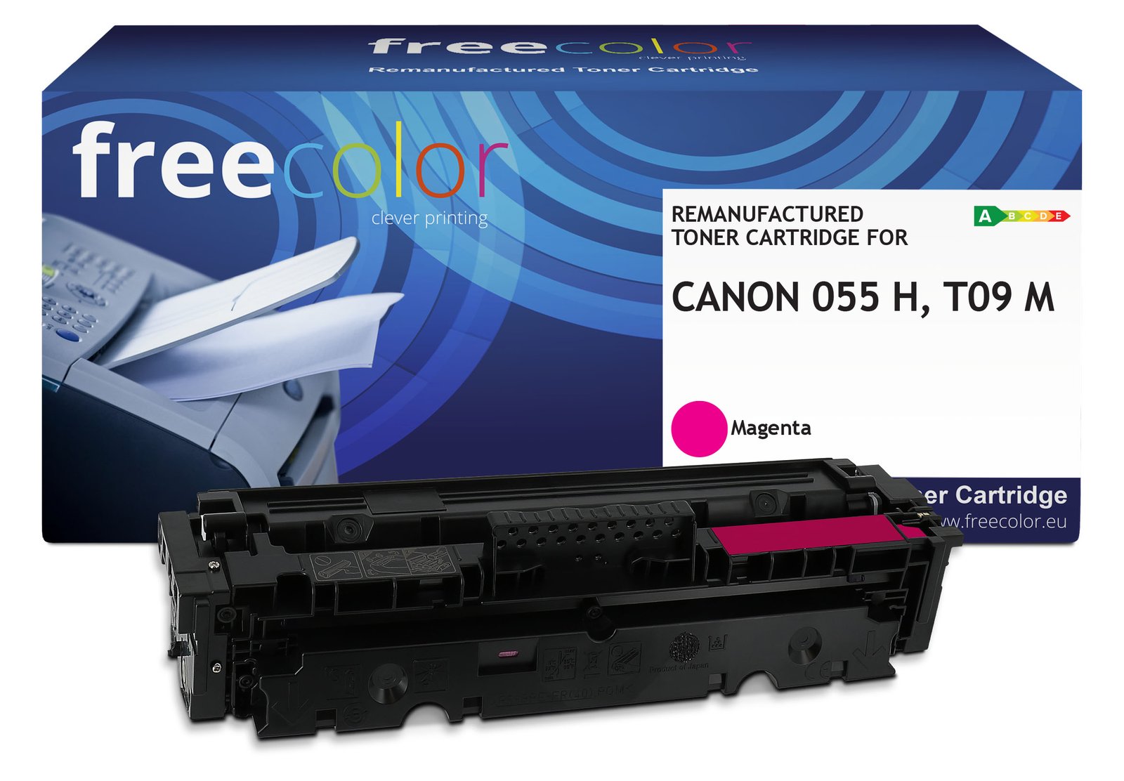 freecolor Toner Canon 055H 3018C002 magenta - Wiederaufbereitet - Kompatibel