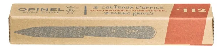 Opinel Kitchen N°112 - Schälmesser - 10 cm - Natural (Packung mit 2), Ansicht 3