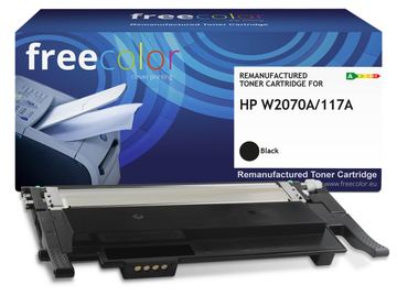 freecolor Toner HP 117A W2070A black remanufactured - Wiederaufbereitet - Kompatibel von LumaTech