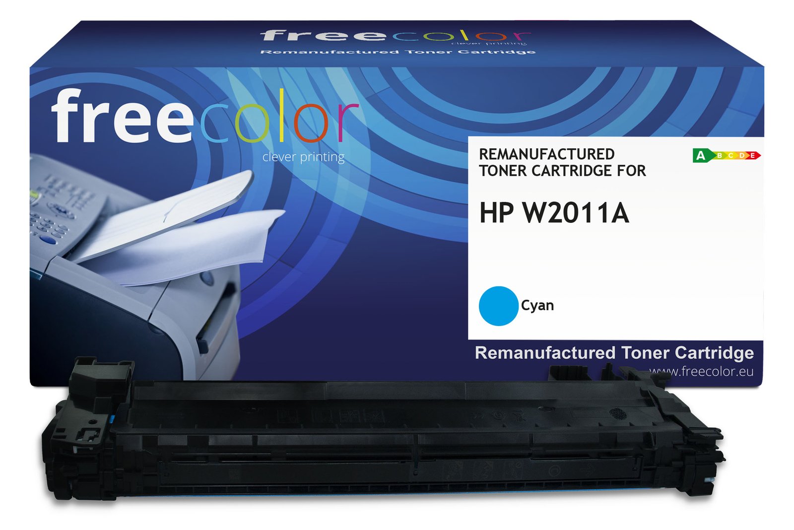 freecolor Toner HP W2011A cyan mit chip 13000p kompatibel - Kompatibel - Tonereinheit
