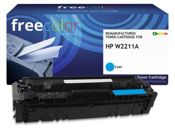 freecolor Toner HP W2211A cyan mit chip 1250p kompatibel - Kompatibel - Tonereinheit von LumaTech