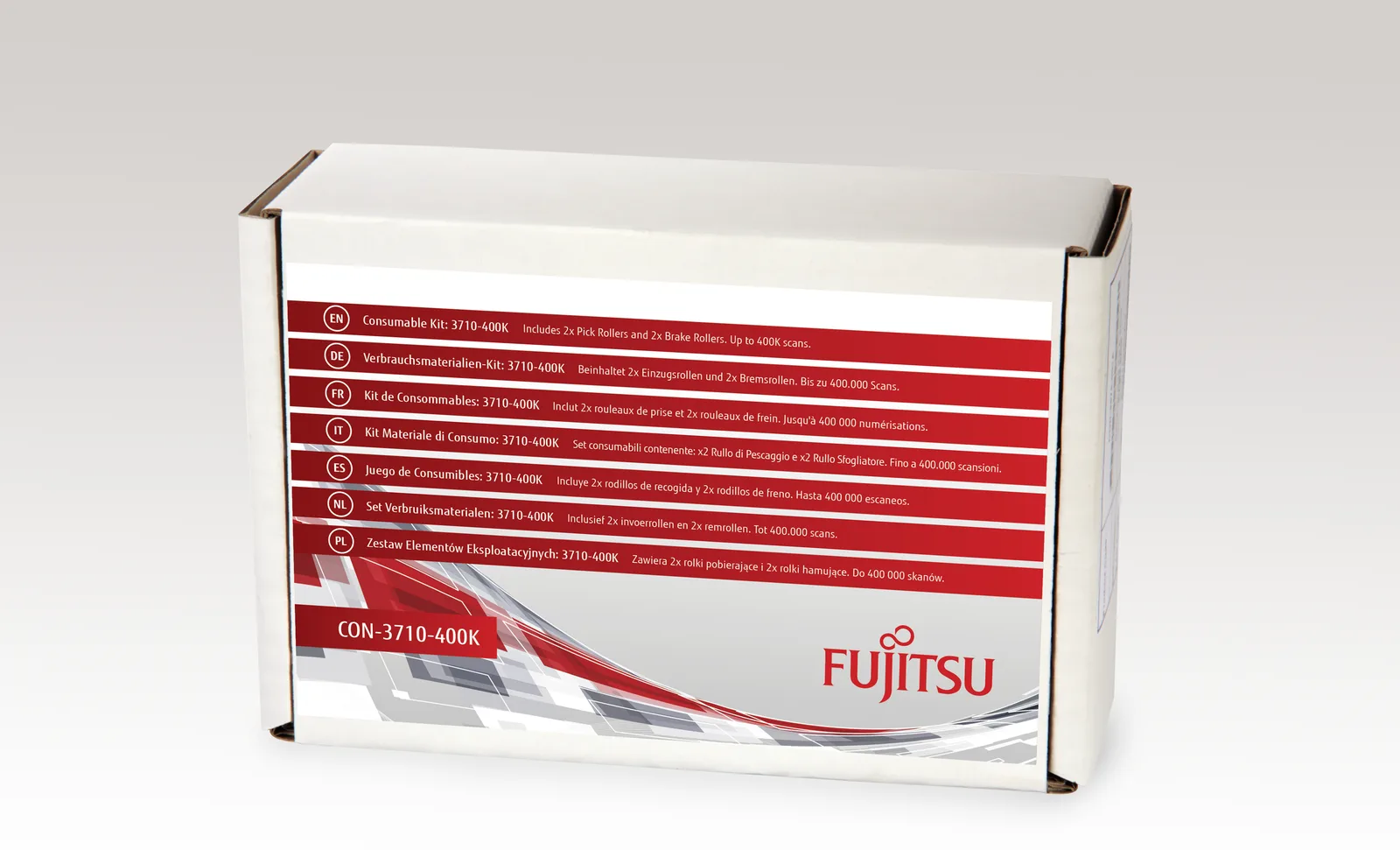 Fujitsu Consumable Kit: 3710-400K - Scanner - Verbrauchsmaterialienkit, Ansicht 2