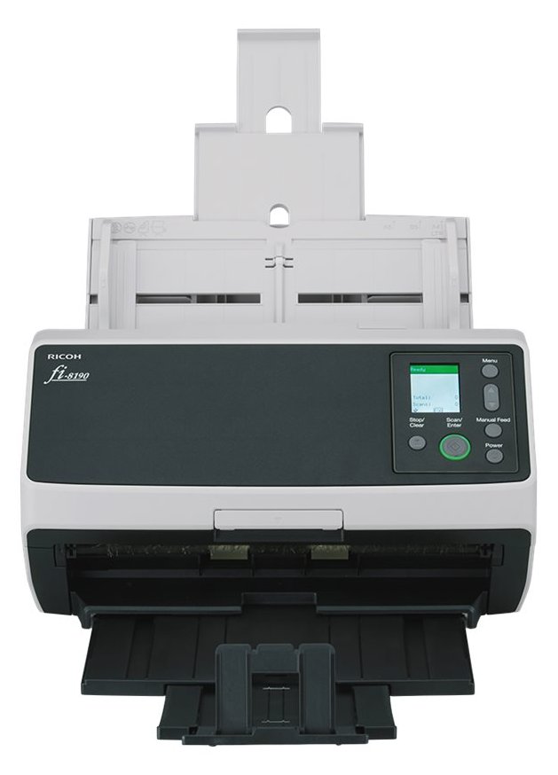 Fujitsu Ricoh fi 8190 - Dokumentenscanner - Dual CIS - Duplex - 216 x 355.6 mm - 600 dpi x 600 dpi