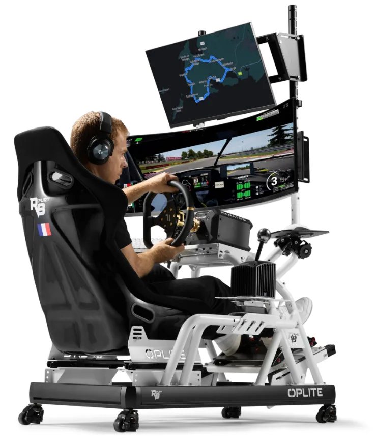 Oplite Feststellbare Lenkrollen für R8 Cockpit retail, Ansicht 2
