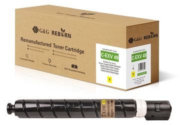 G&G | Ninestar Reborn-Toner kompatibel mit Canon C-EXV 49 8527B002 Y - Kompatibel - Tonereinheit von LumaTech