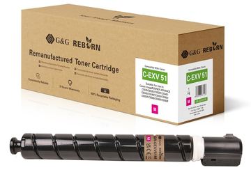 G&G | Ninestar Reborn-Toner kompatibel mit Canon C-EXV 51 0483C002 M - Kompatibel - Tonereinheit von LumaTech