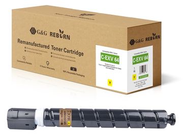 G&G | Ninestar Reborn-Toner kompatibel mit Canon C-EXV 64 5756C002 Y - Kompatibel - Tonereinheit von LumaTech