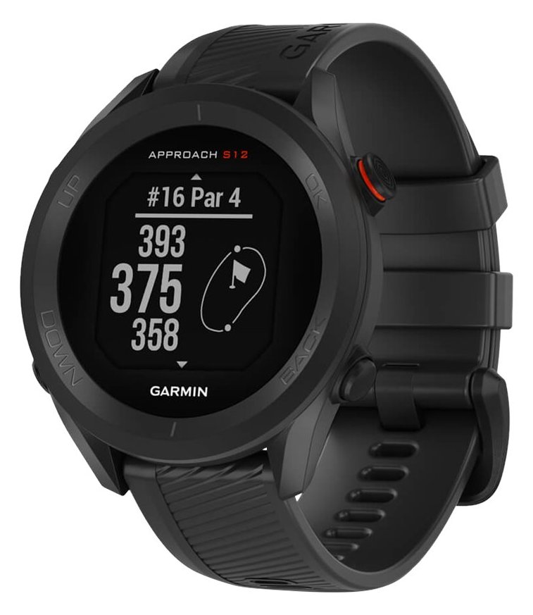 Garmin Approach S12 - Schwarz - Sportuhr mit Riemen