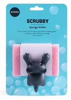 Ototo Design Scrubby Grau Schwamm Halter, Ansicht 4