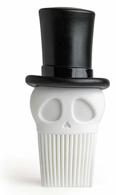 Ototo Design Skull Brush Küchenpinsel Silikon
