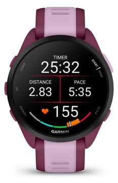 Garmin Forerunner 165 Music - Berry - Sportuhr mit Band - Flieder - Handgelenkgröße: 126-203 mm - Anzeige 3 cm (1.2) von LumaTech