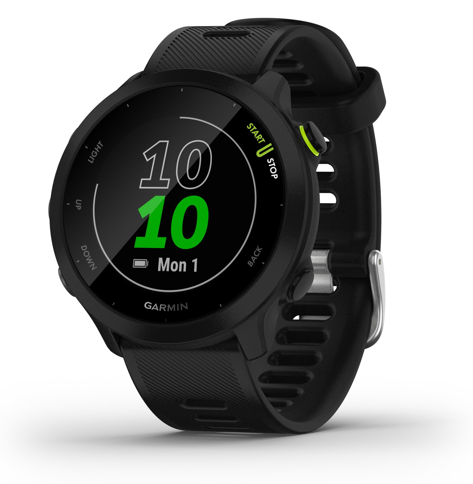 Garmin Forerunner 55 - Schwarz - Sportuhr mit Band - Silikon - schwarz - Anzeige 2.63 cm (1.04)