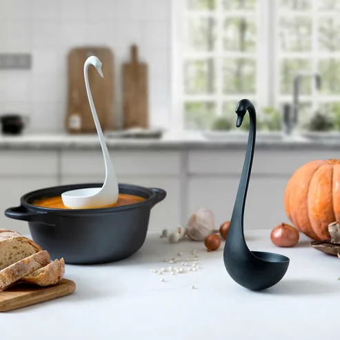 Ototo Design Swanky Schwarz Suppenkelle, Ansicht 2