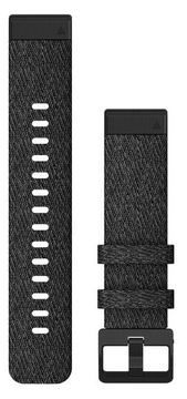 Garmin QuickFit - Uhrarmband für Smartwatch - Heathered Black, black hardware von LumaTech
