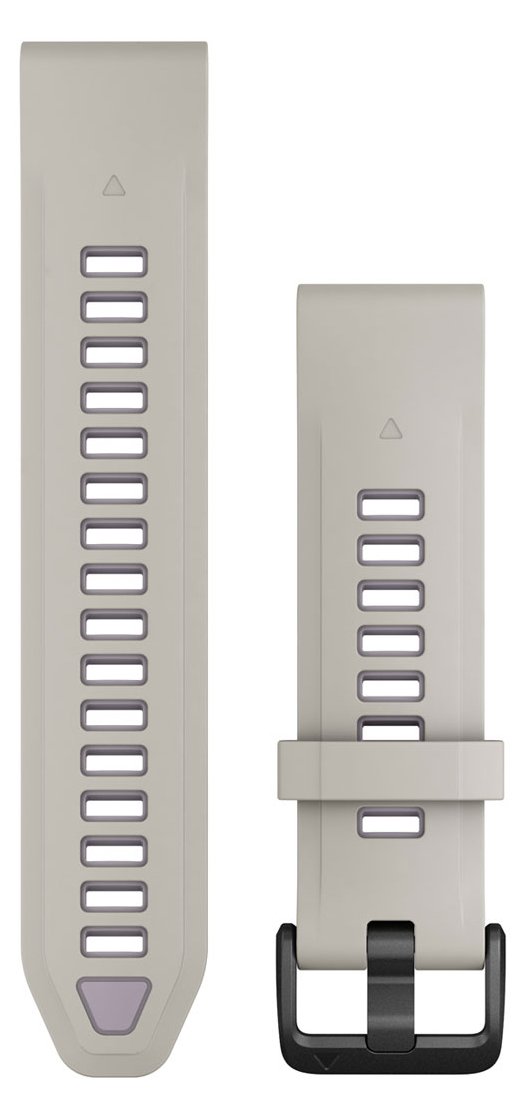 Garmin QuickFit-Armband Silikon Nebelgrau/Lavendel