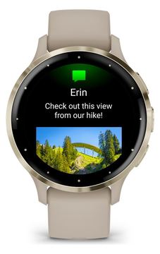 Garmin Venu 3S - 41 mm - French Gray - intelligente Uhr mit Band - Silikon - Handgelenkgröße: 110-175 mm - Anzeige: 1.2 von LumaTech