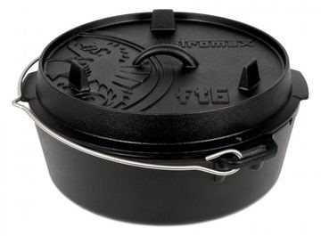 Petromax ft6-t - 5,5 l - Schwarz - Eisenguss - 364 mm - 312 mm - 160 mm von LumaTech