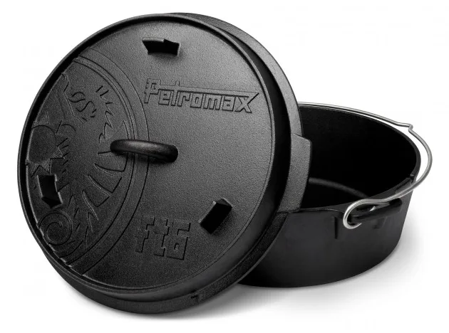 Petromax ft6-t - 5,5 l - Schwarz - Eisenguss - 364 mm - 312 mm - 160 mm, Ansicht 2