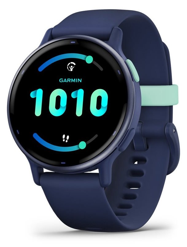 Garmin vívoactive 5 - Marineblau - intelligente Uhr mit Band - Silikon - Handgelenkgröße: 125-190 mm - Anzeige 3.04 cm
