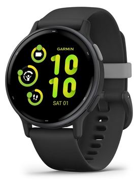 Garmin vívoactive 5 - Schwarz - intelligente Uhr mit Band - Silikon - Handgelenkgröße: 125-190 mm - Anzeige 3.04 cm von LumaTech