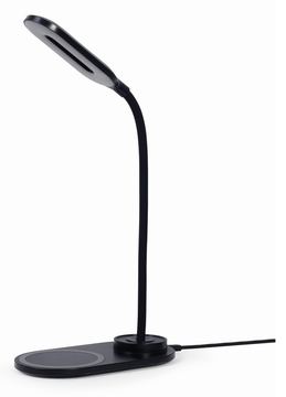 Gembird Schreibtischlampe kabellosem Ladegeraet schw/weiß von LumaTech