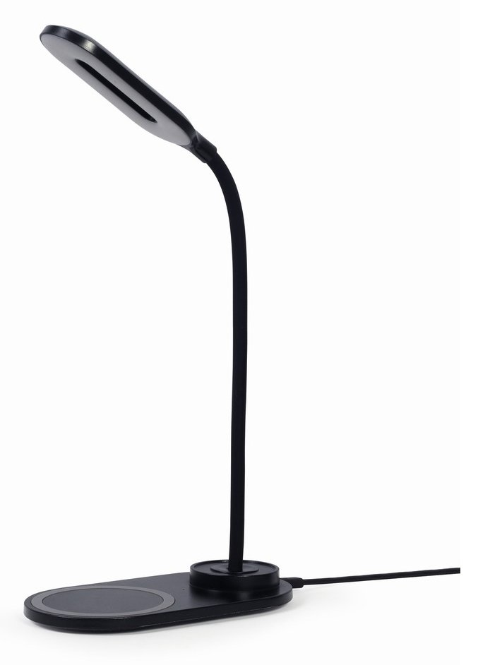 Gembird Schreibtischlampe kabellosem Ladegeraet schw/weiß